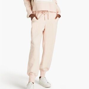 Zimmerman French Cotton Blend Terry Jogger Sweatpants Light Pink - Size Small